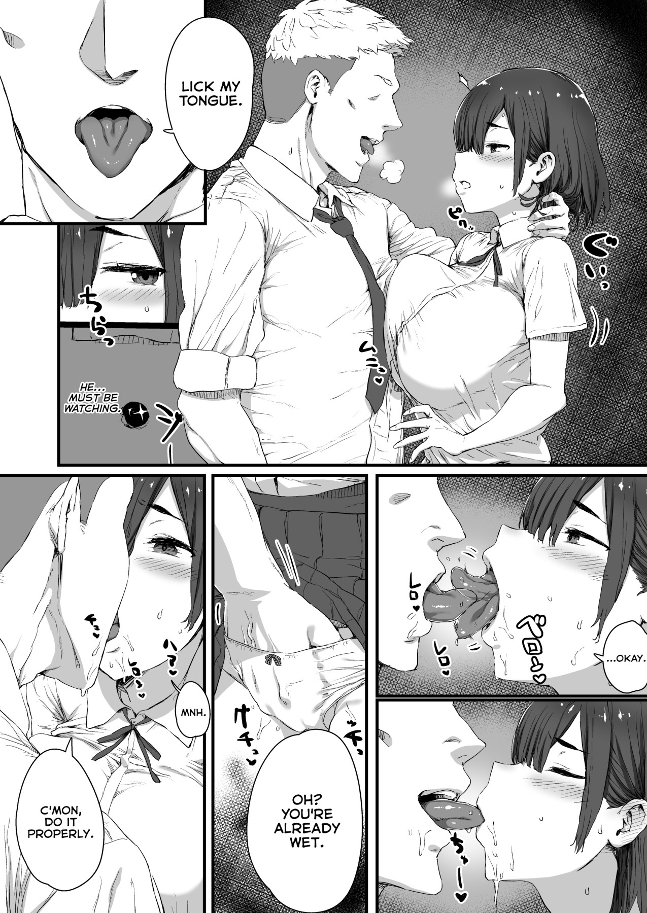 Hentai Manga Comic-Mei-san Who's Having Sex With Another Man At Her Boyfriend's Request-Read-8